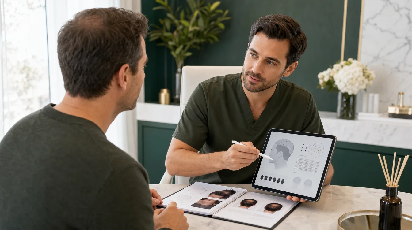 Scalp Micropigmentation - SMP consultation planning