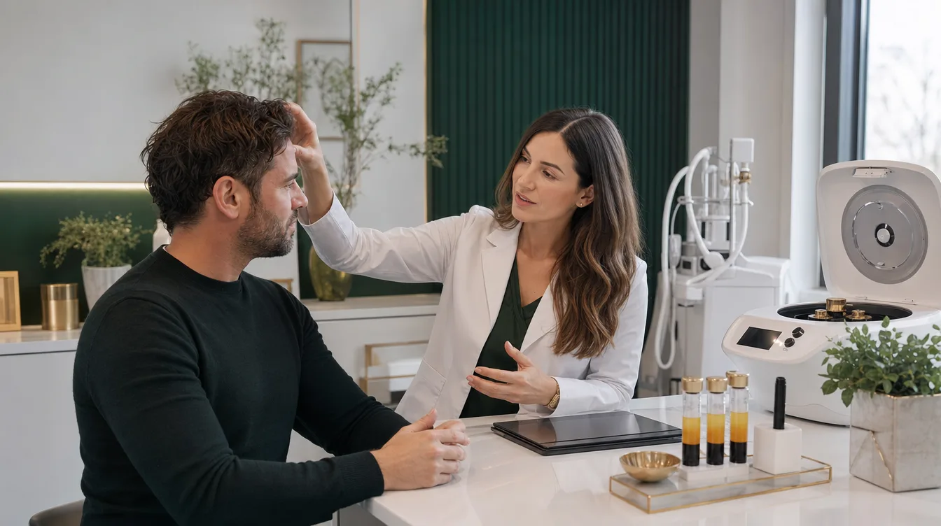 PRP / PRF Hair Restoration scalp support planning